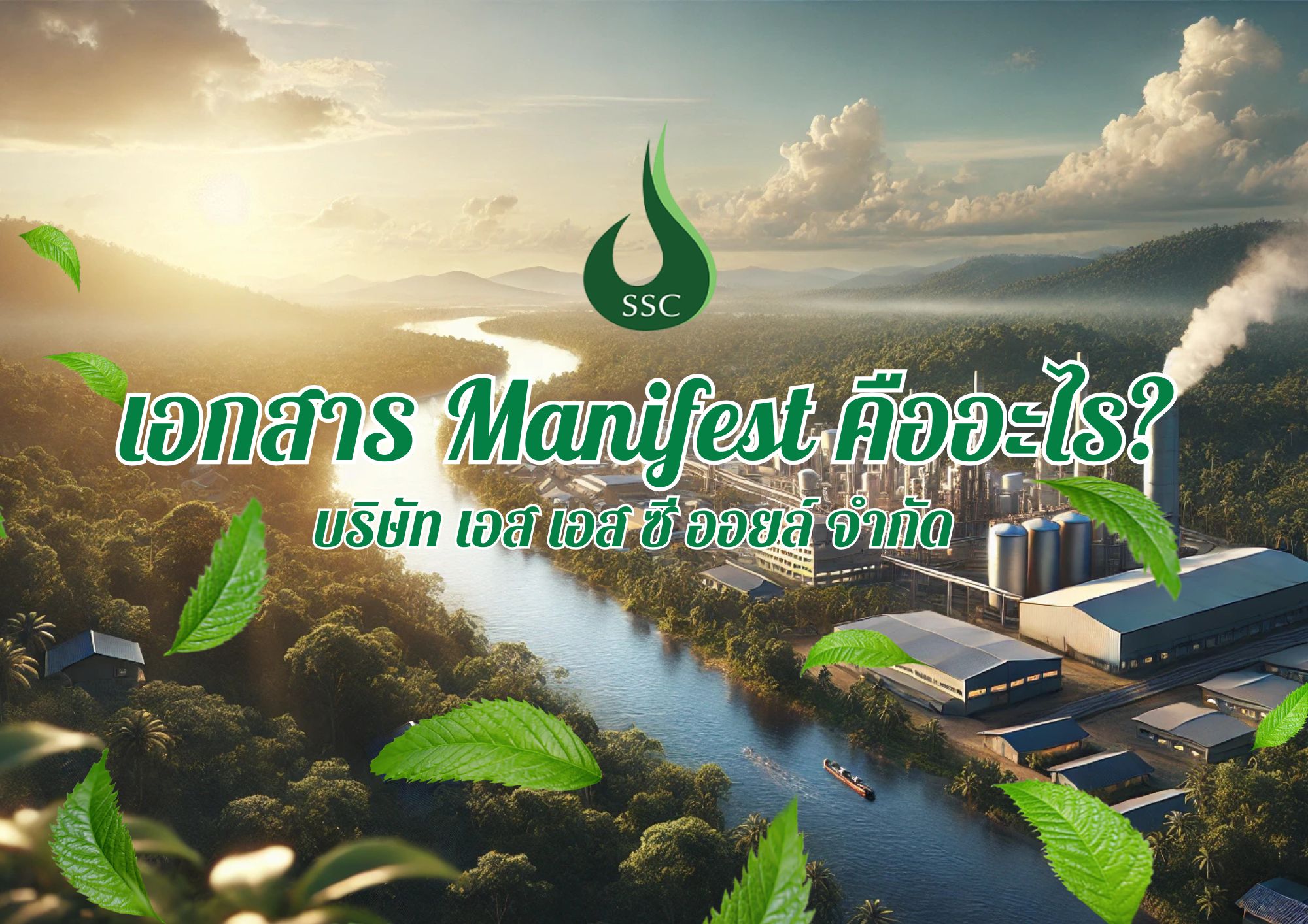 เอกสาร Manifest คืออะไร? ทำไมถึงสำคัญ - SSC Oil Co., Ltd.